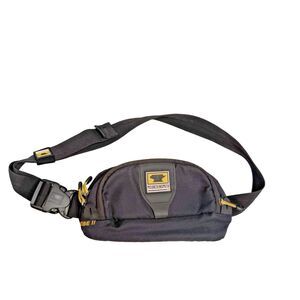Mountainsmith Vibe II Gray Black Fanny Pack Adjustable Hiking Waist Bag EUC